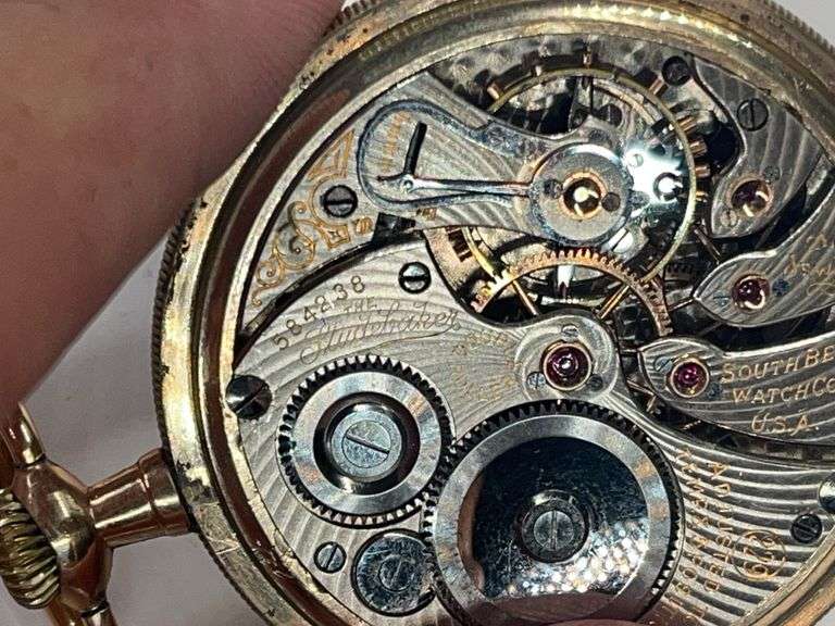 South Bend Studebaker 21 Jewel Pocket Watch