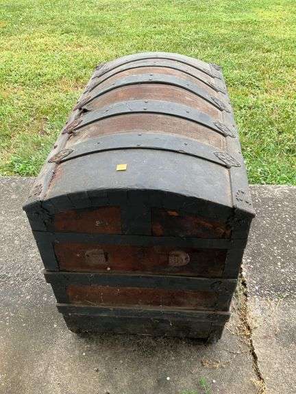 Vintage Trunk with Contents