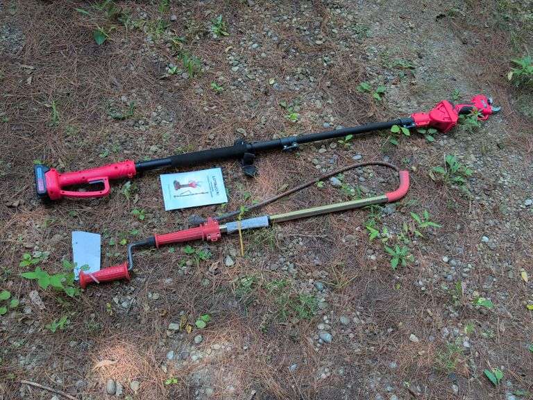 Toilet auger and LotaTools electric pruning shears