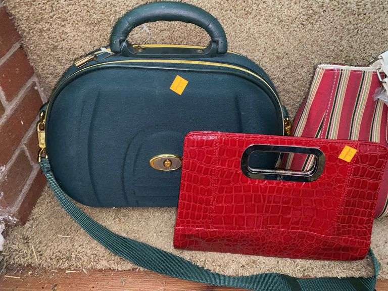 NY&C Faux Leather Handbag, Longaberger Purse, Heavy Duty Bag