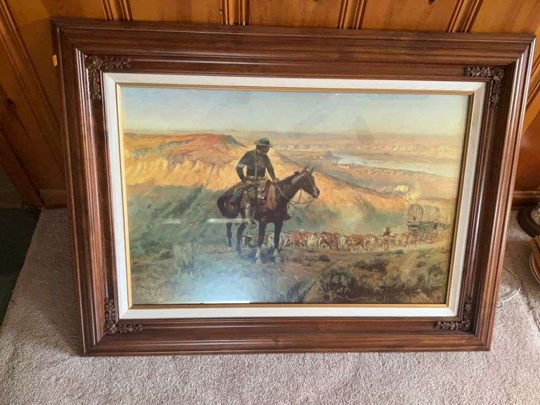 "Wagon Boss" Framed Picture