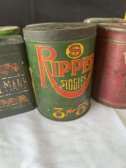 Old Cigar and Tobacco Tins