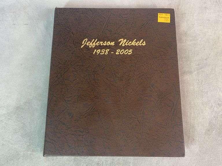 1938-2005 Jefferson Nickels Complete Book