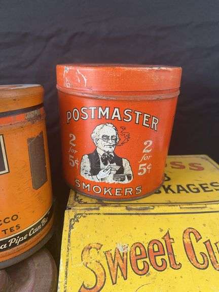Old Cigar and Tobacco Tins