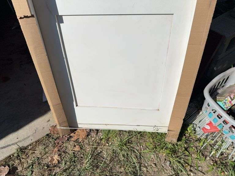 New in Box Left hand swing exterior Door 32” wide 80” tall