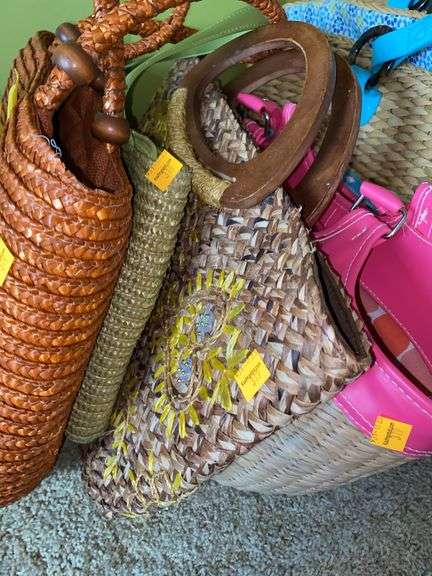 Assorted Woven Basket Purses