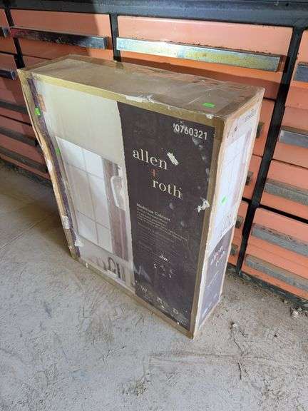 Allen Roth Medicine Cabinet in Box - Kaufman Realty & Auctions