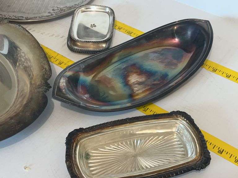 Stainless & Silver Plate Dishes