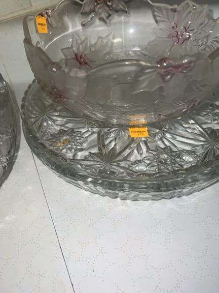 Assortment of Clear Glass Bowls