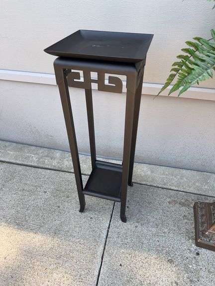 Planter (37” H) and a Plant Stand