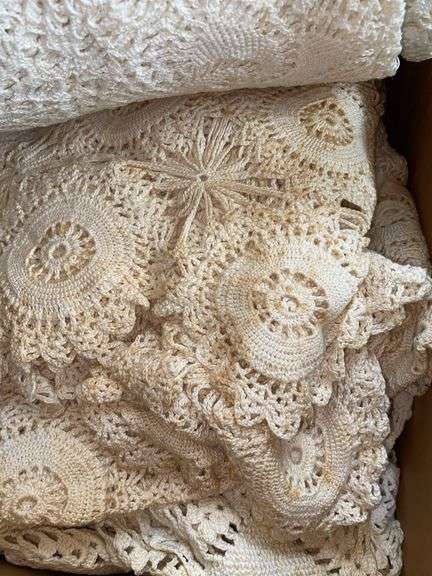 Box of Lace Linens