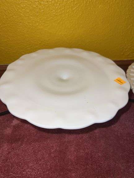 (4) Glass Cake Stands/Platters