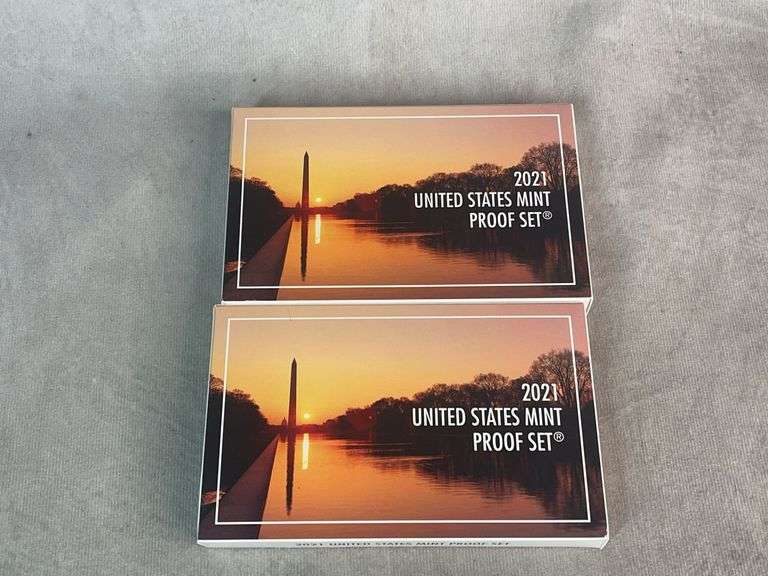 Two 2021 United States Mint Proof Sets