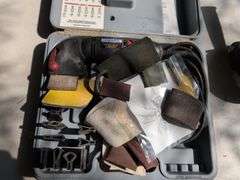 Dremel contour sander and Porter Cable orbit sander