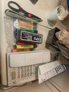 Cooking utensils, dumbbells, and other items