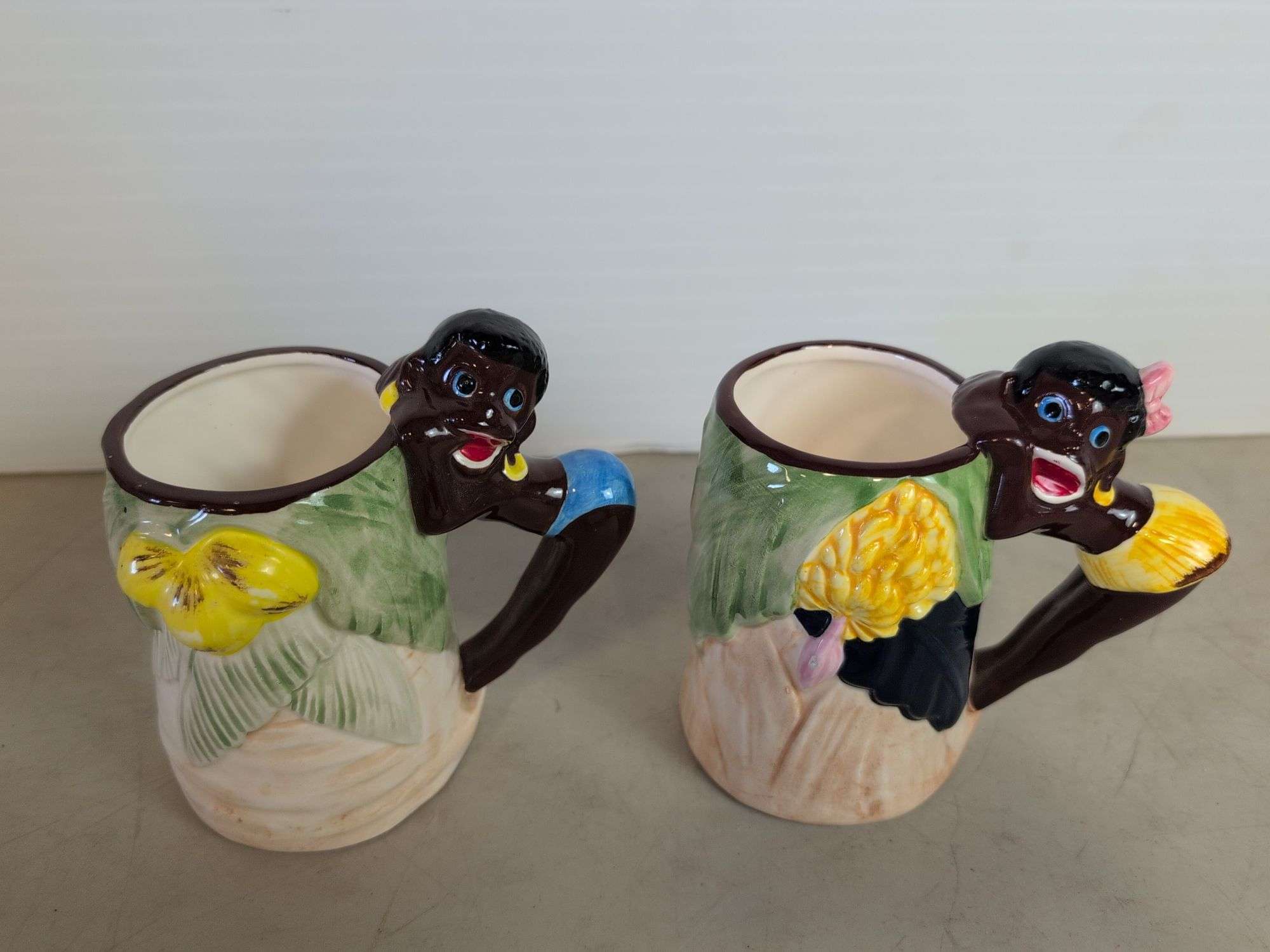 (2) 1987 Cleveland, Ohio Leadworks mugs