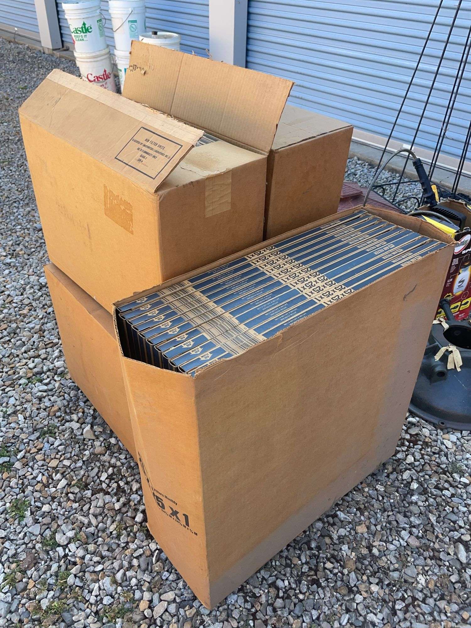 (4) boxes of air filters