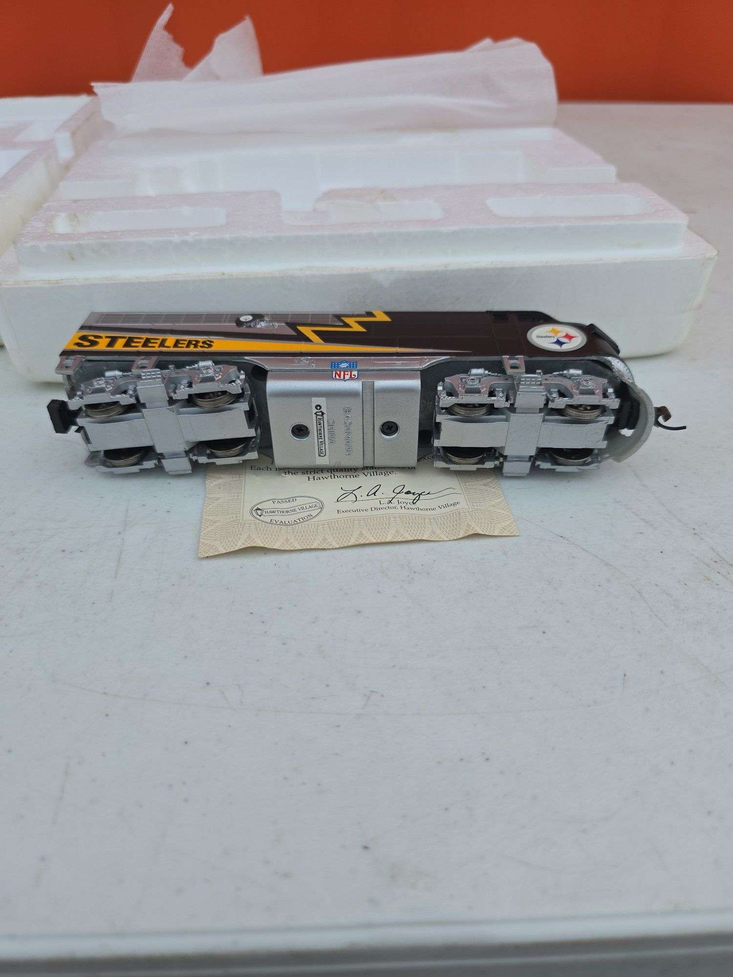 BACHMANS PITTSBURGH STEELERS TRAIN LOCOMOTIVE