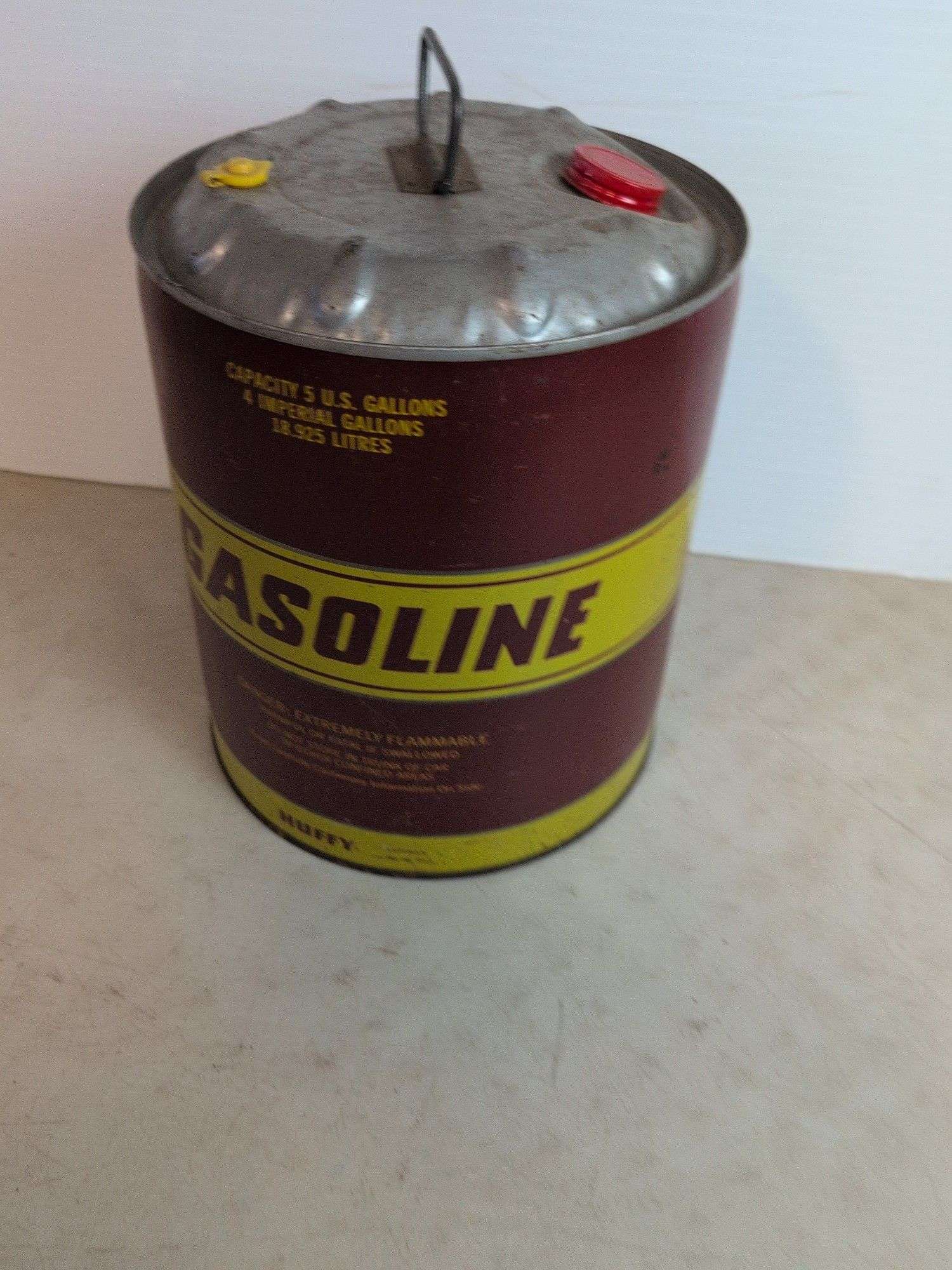 Vintage gasoline can