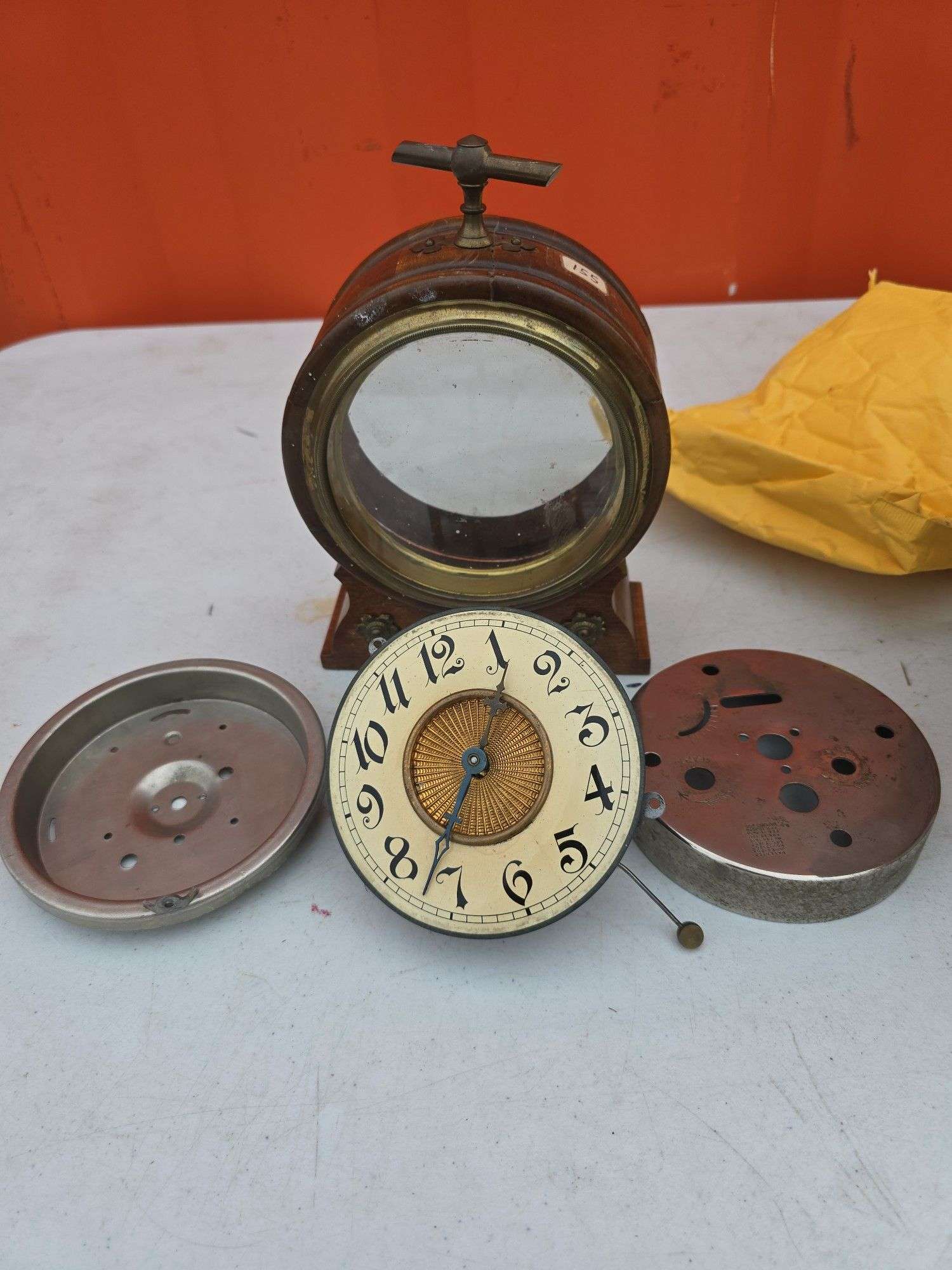 VINTAGE ALARM CLOCK NEEDS ASSEMBLED