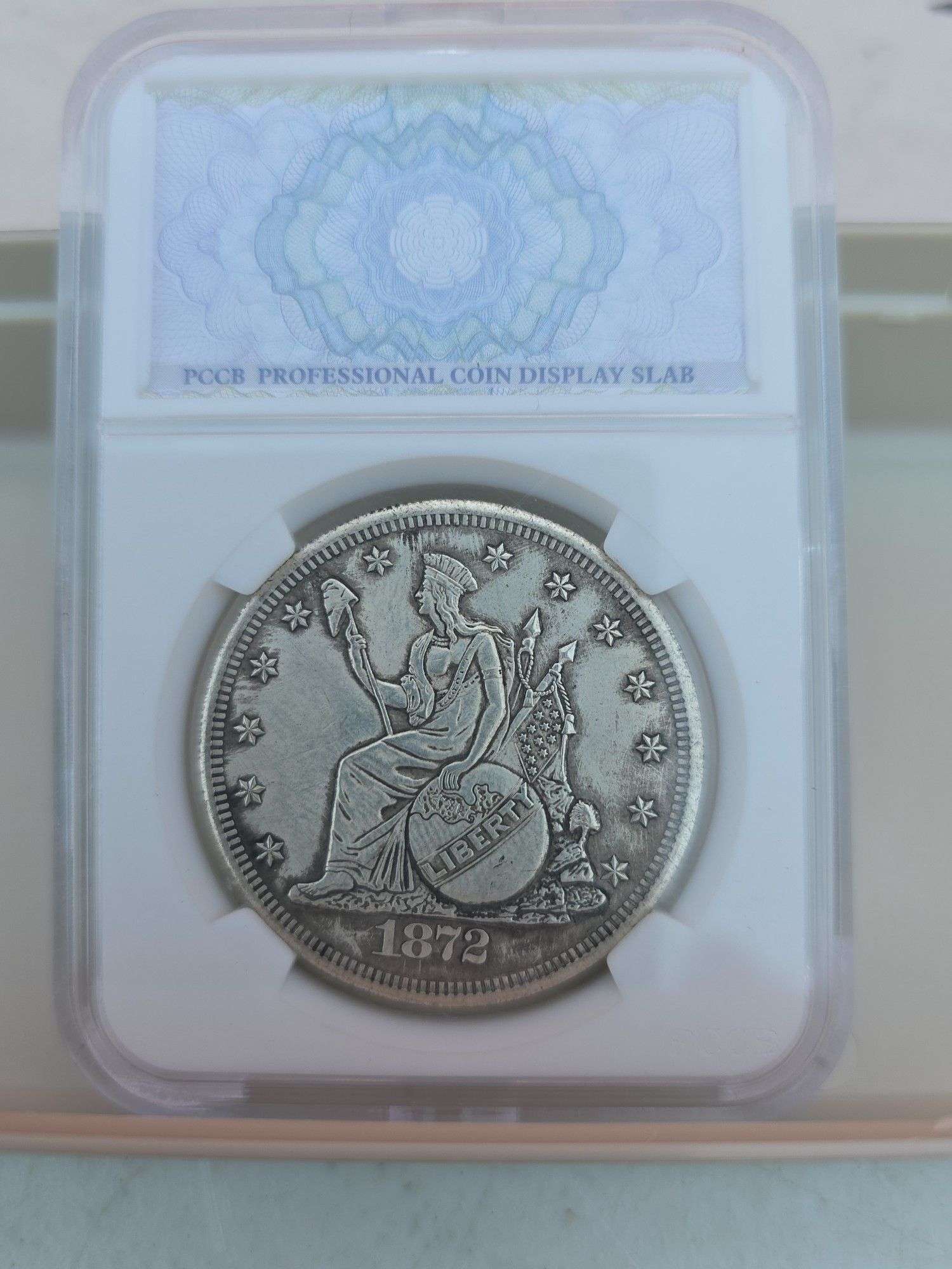 1872 TRADE DOLLAR REPRODUCTION COIN