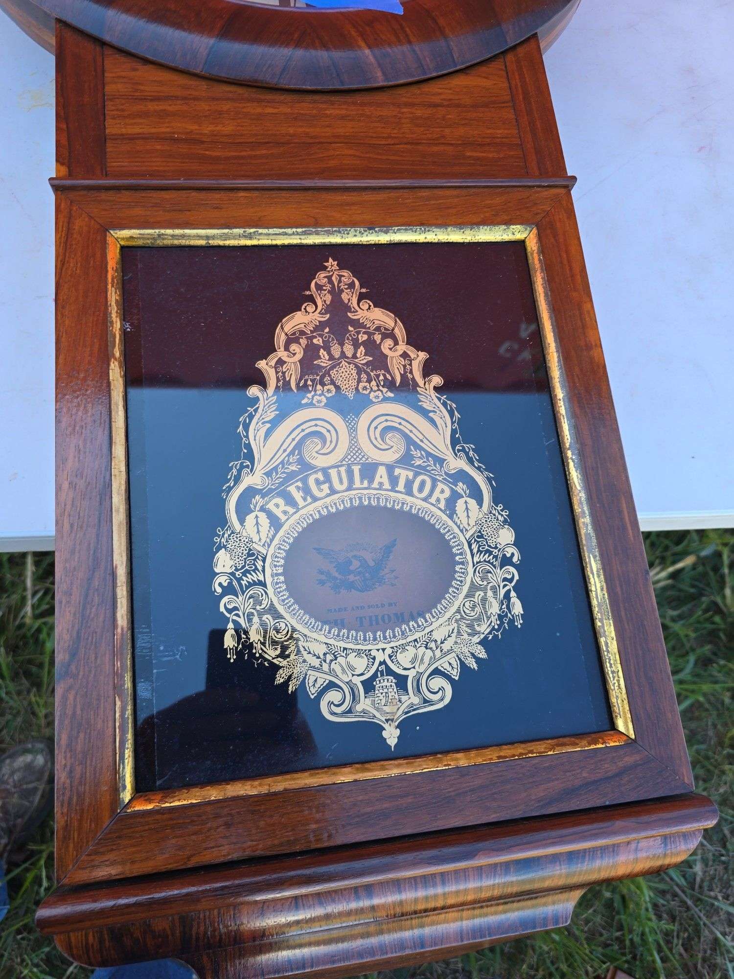 LARGE AWESOME SETH THOMAS WALL CLOCK WORKS