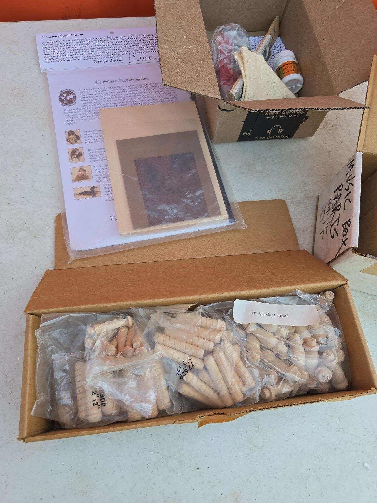 WOODBURNING KITS AND MISC