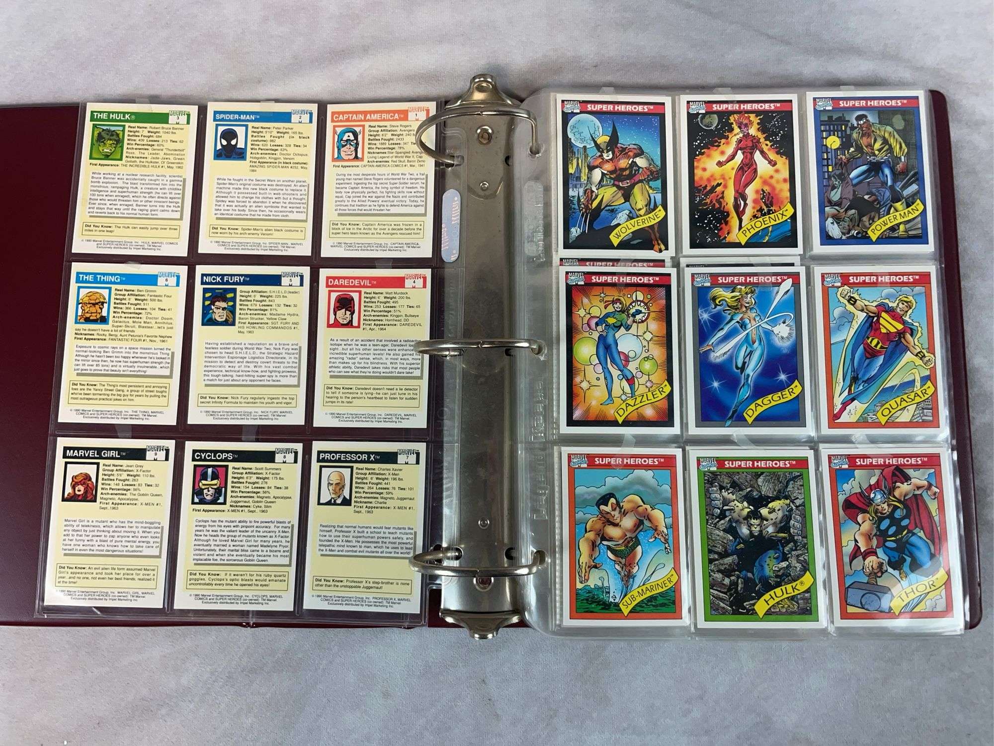 1990 Marvel Comics Complete Set - 1-162