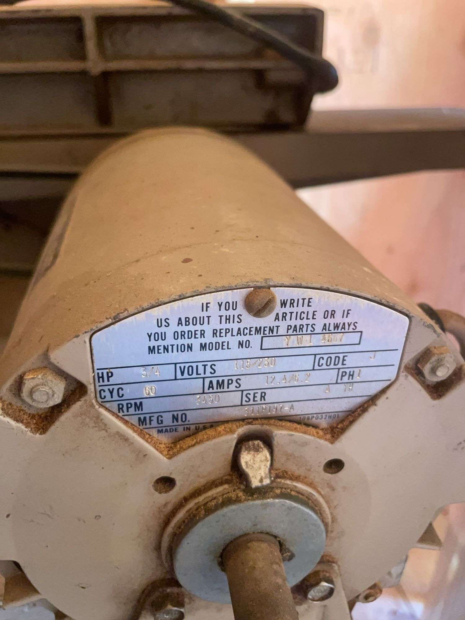 Power Kraft Radial Arm Saw