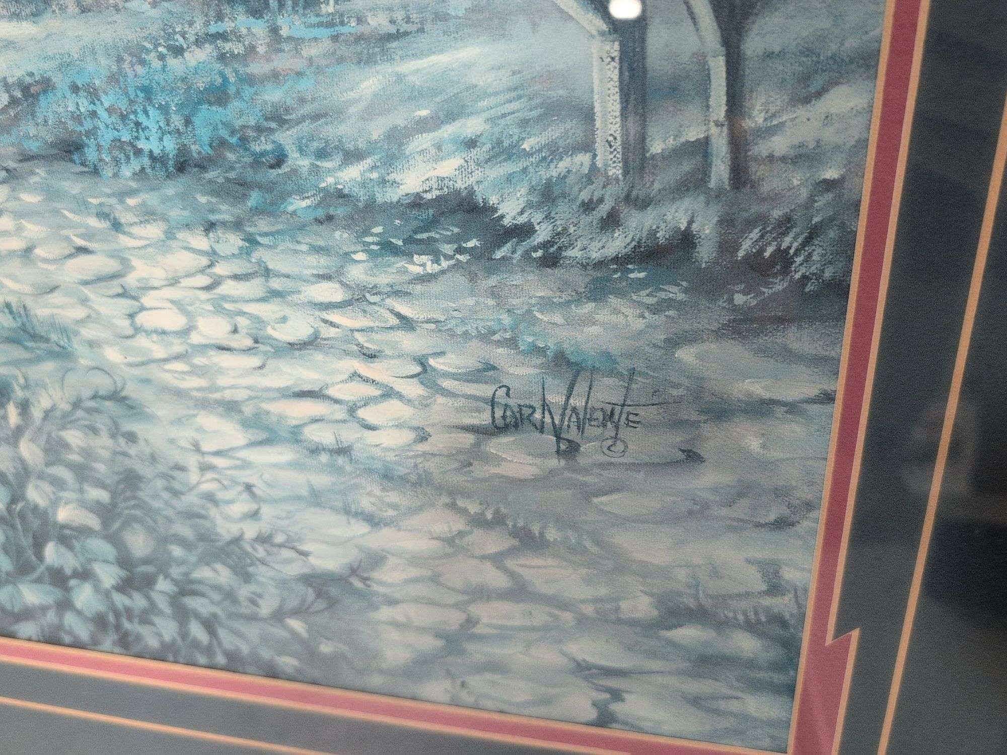 Large framed photo - 43" by 33"