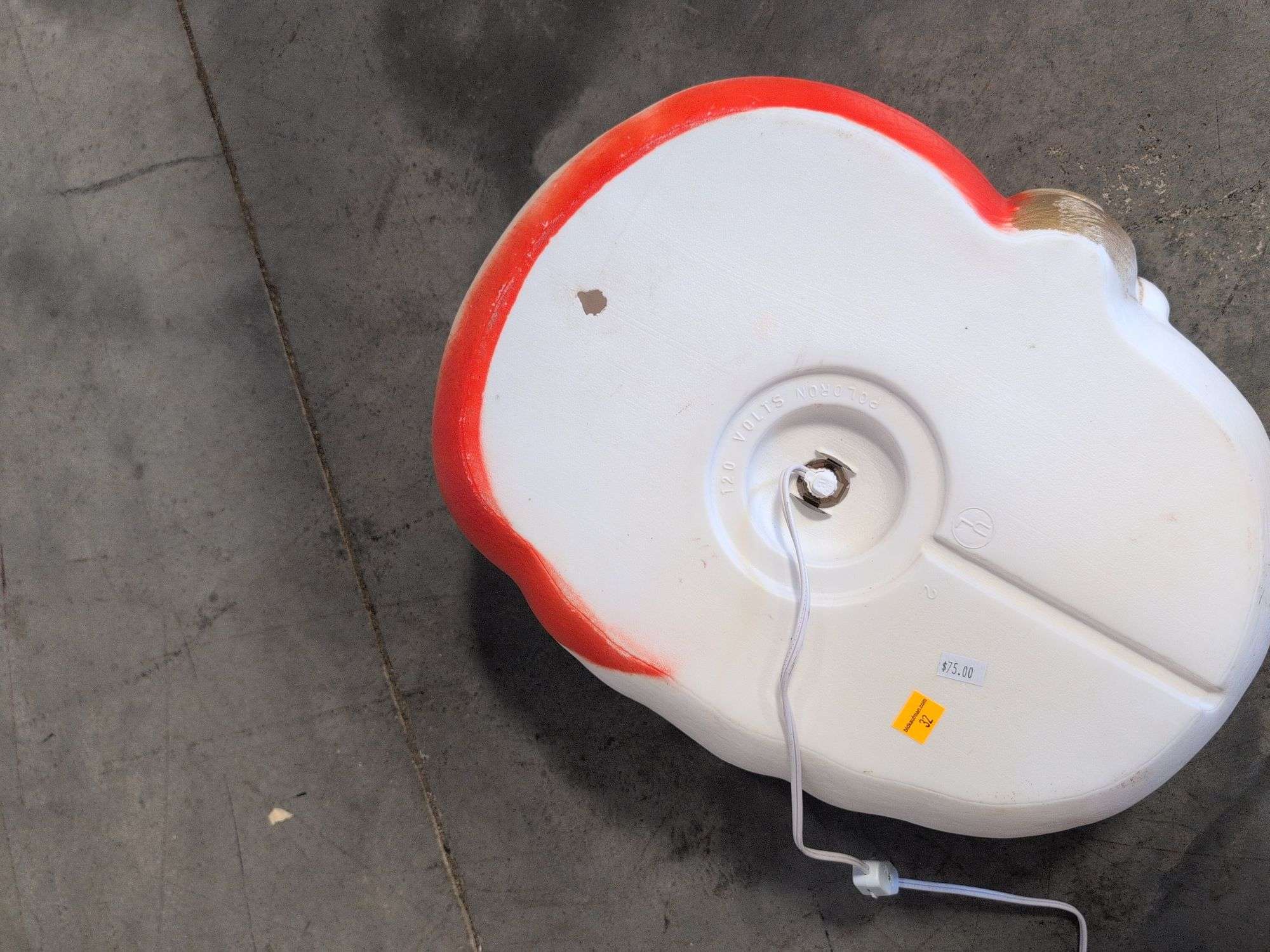 Santa head blow mold - works - 16" tall