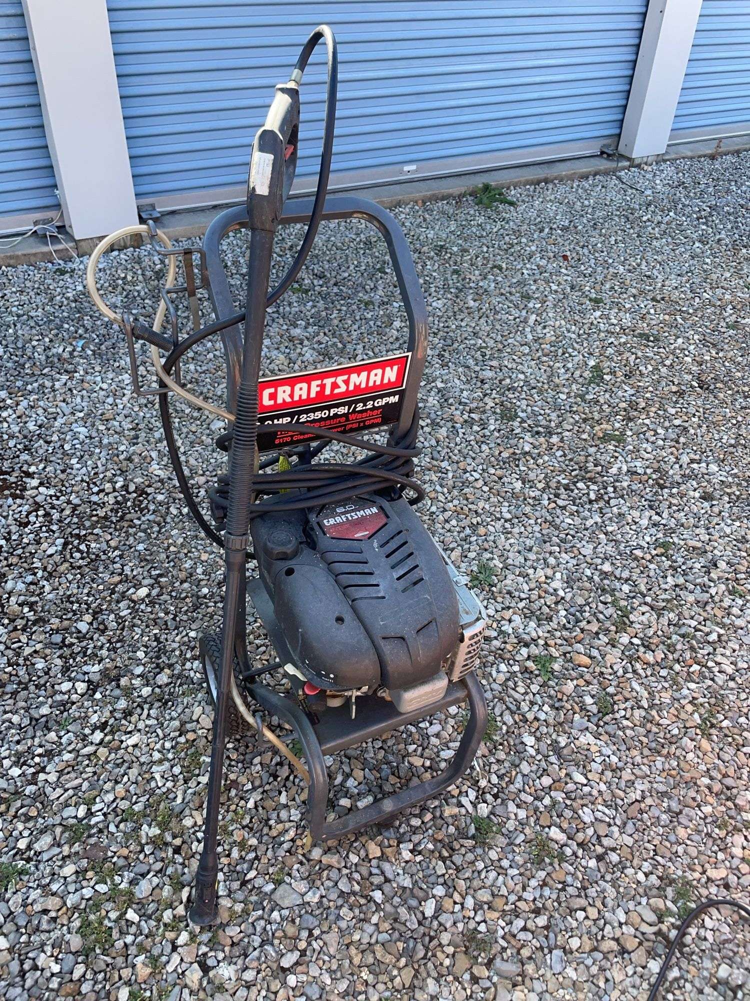 Craftsmen 6 HP pressure washer