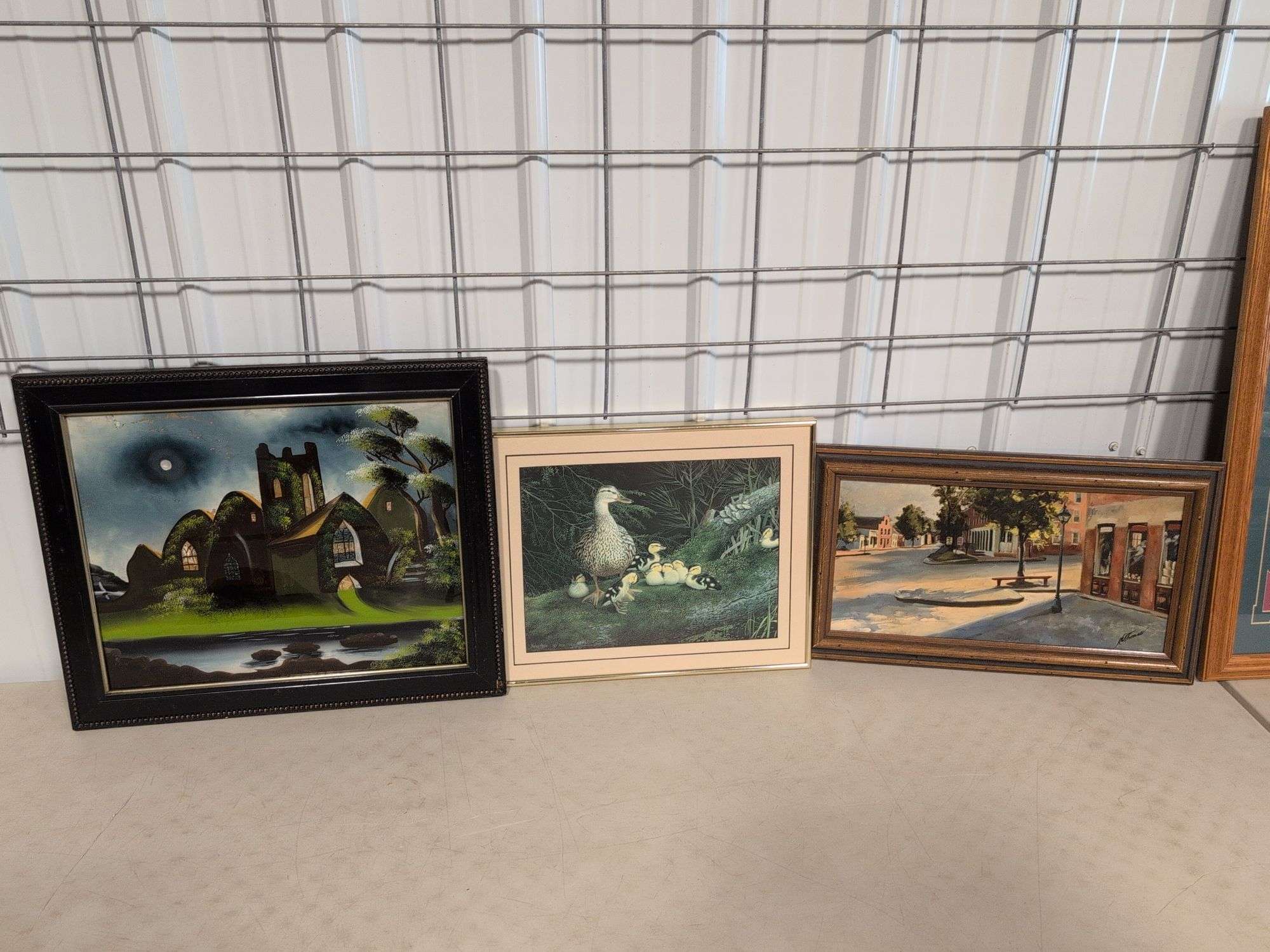 (3) framed prints