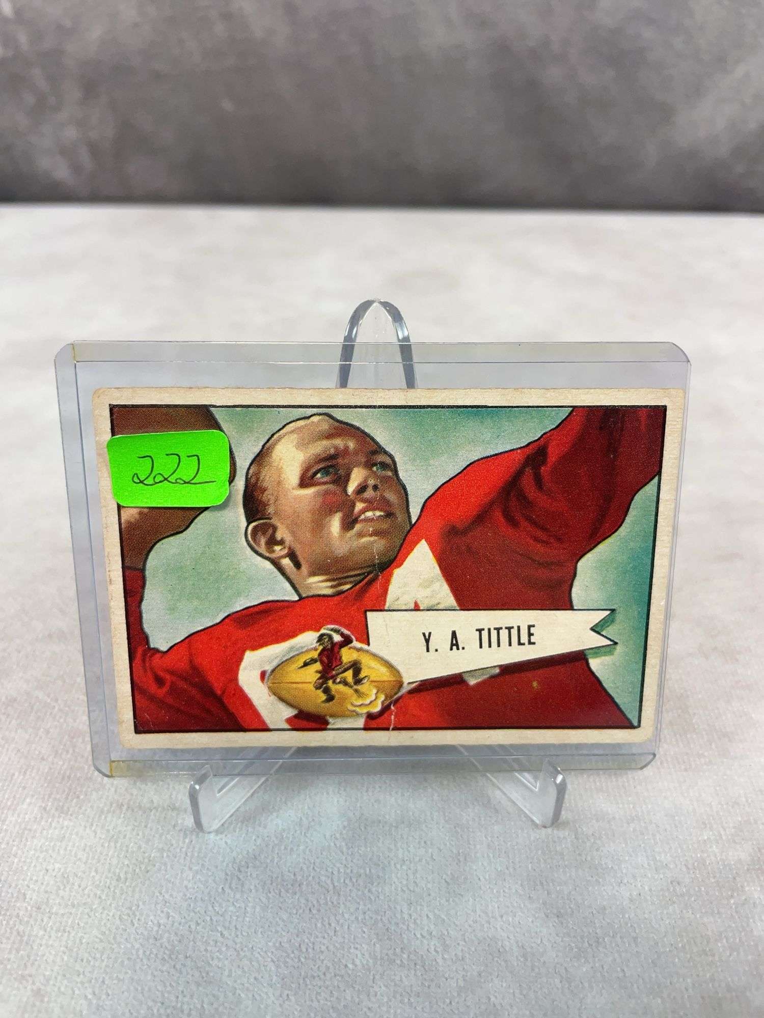 1952 Bowman large Y.A. Tittle