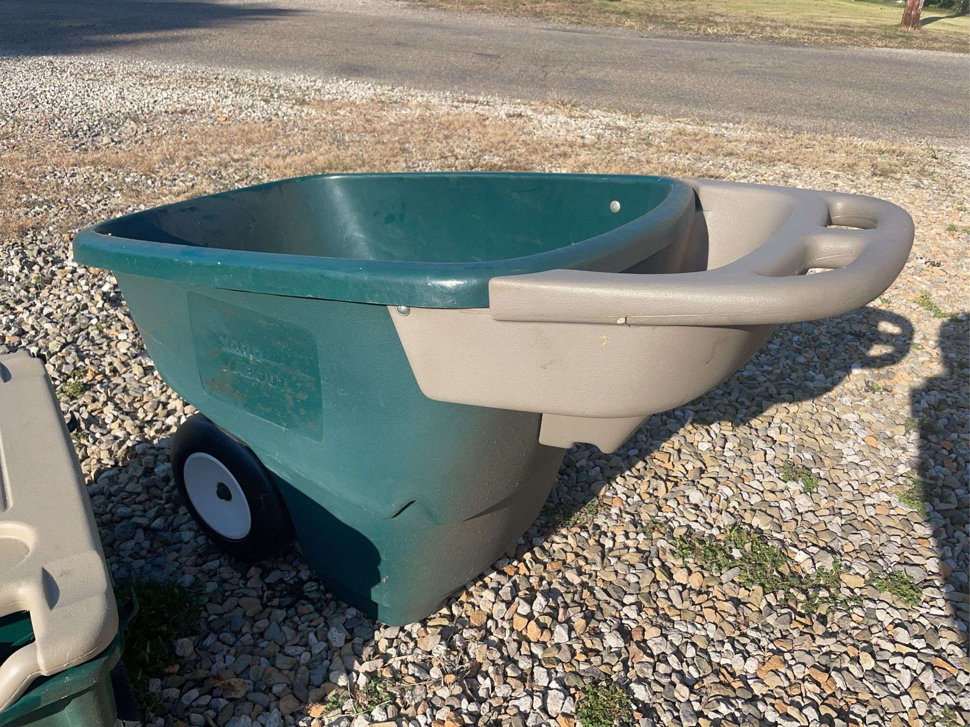 Yard About and Ames lawn buddy yard carts