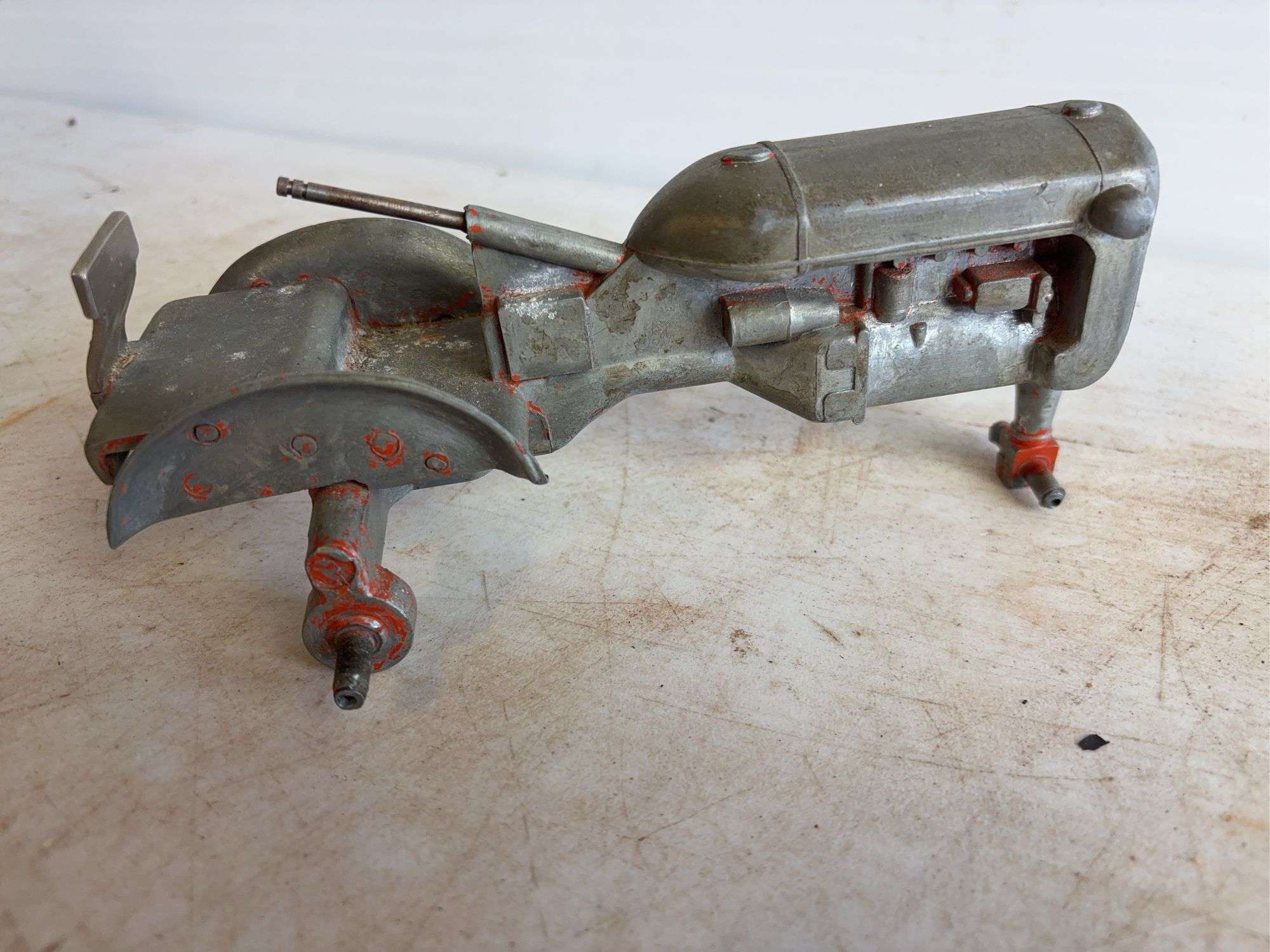 Tote of hand saws and clamps