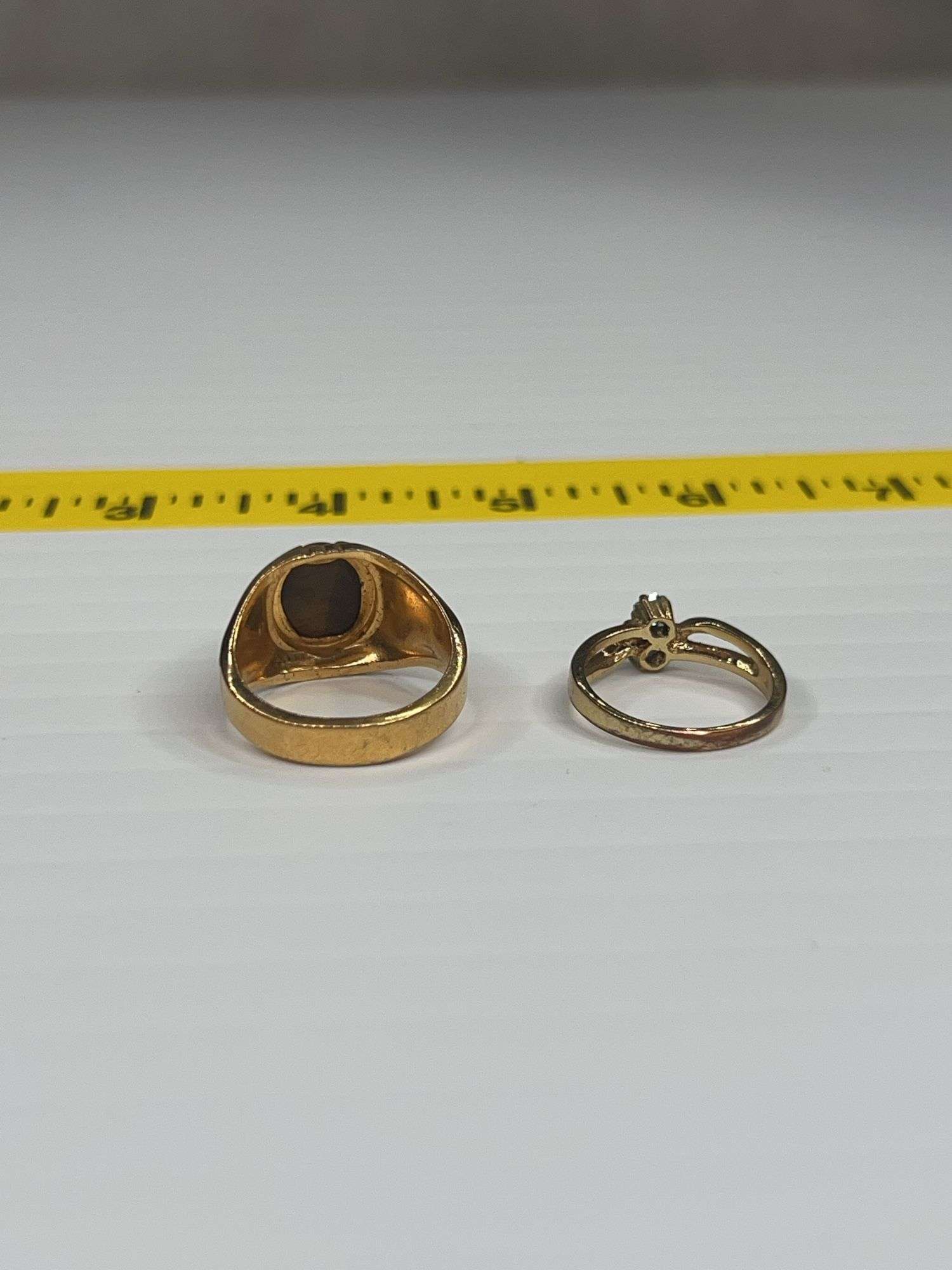 18k GE and 18k GP Rings - Kaufman Realty & Auctions