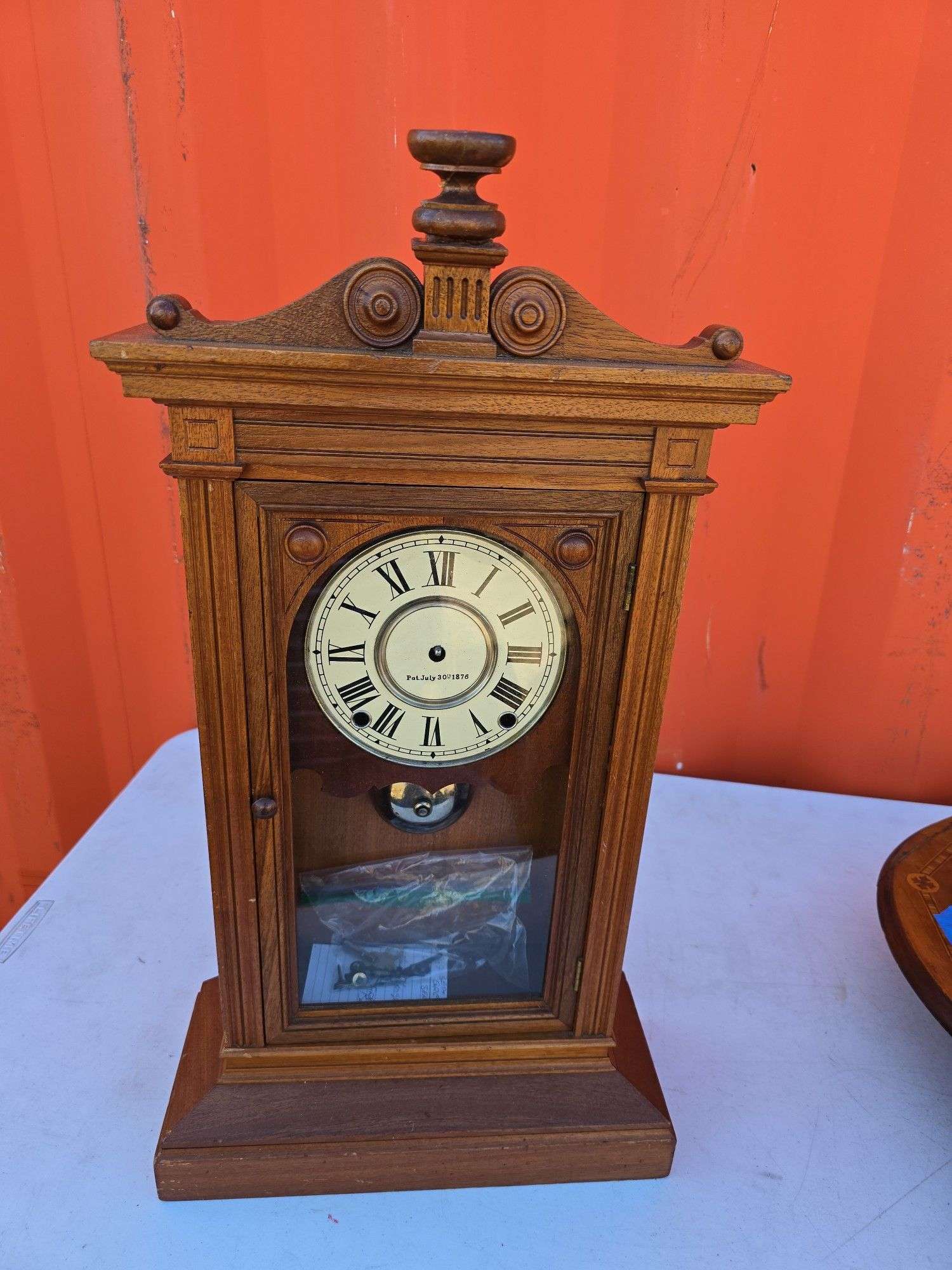 SETH THOMAS CITY SERIES GREEK MODEL MANTLE CLOCK NO PENDULUM