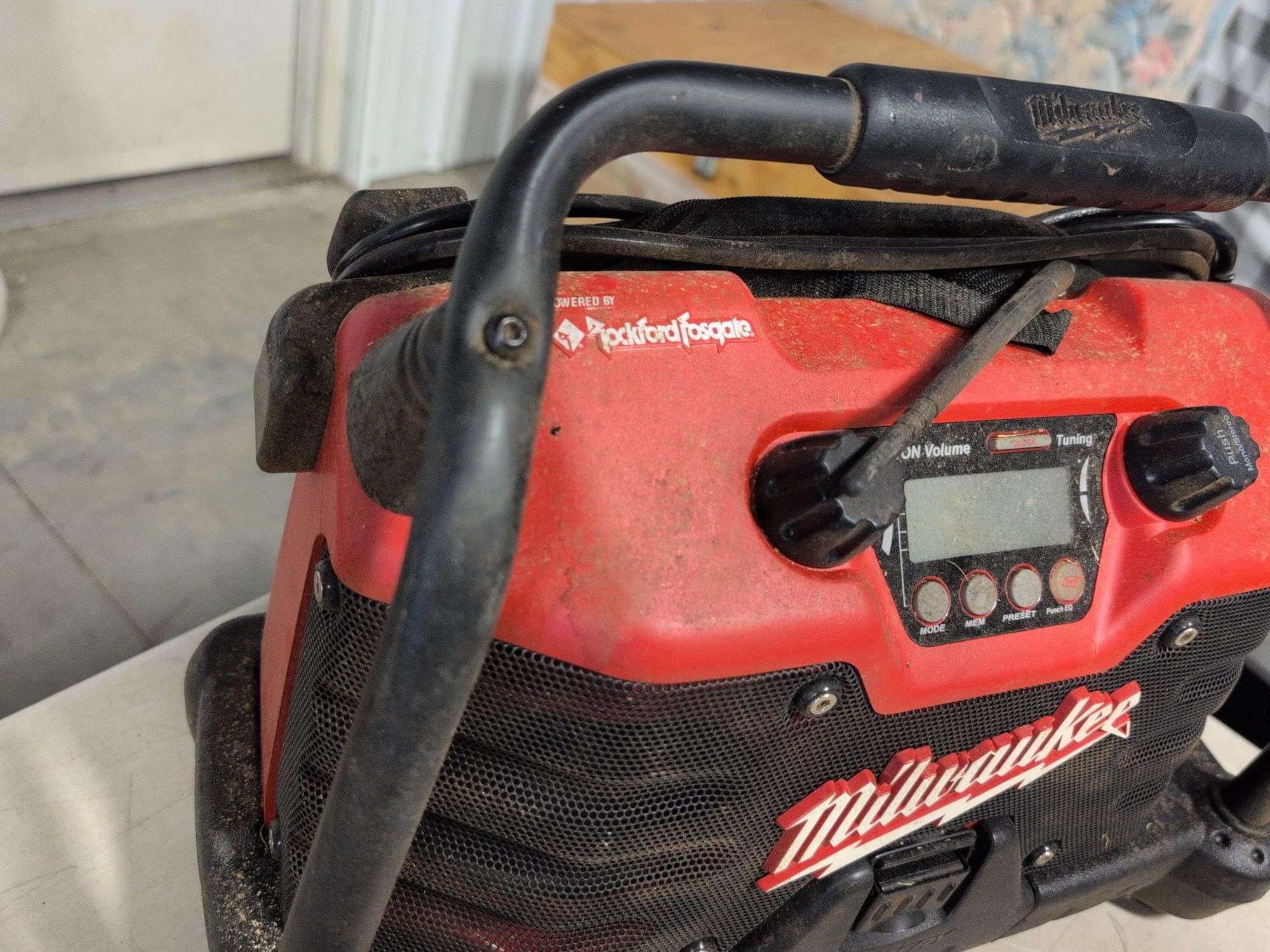 Milwaukee portable radio