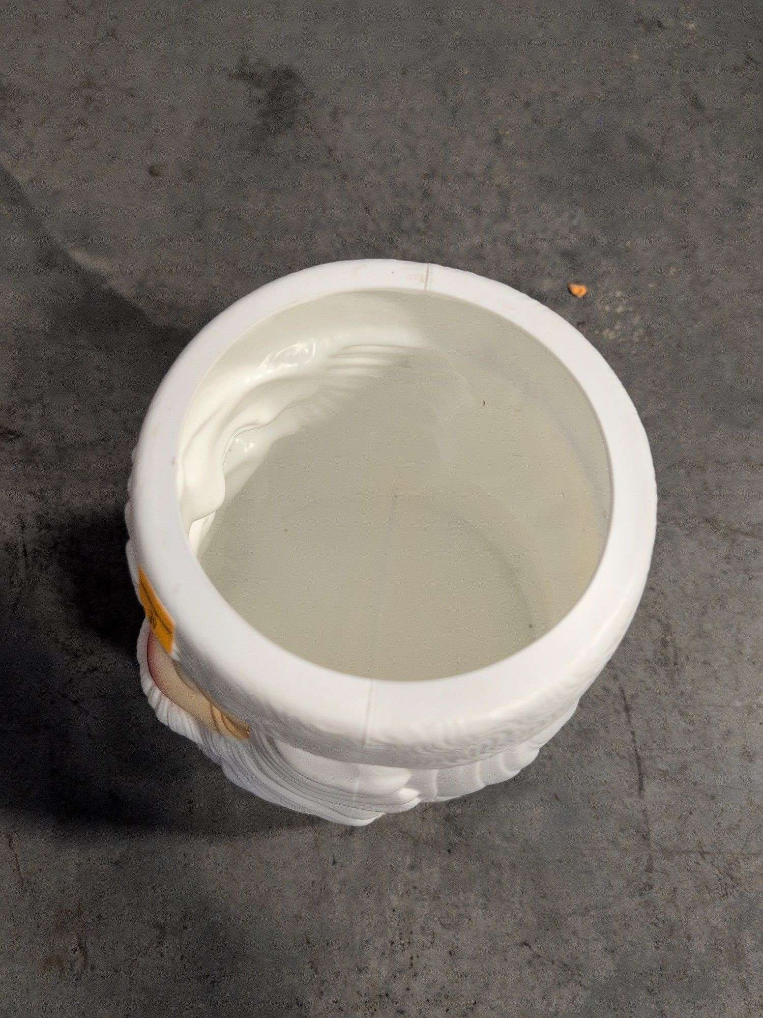 Plastic Santa cookie jar - 12" tall