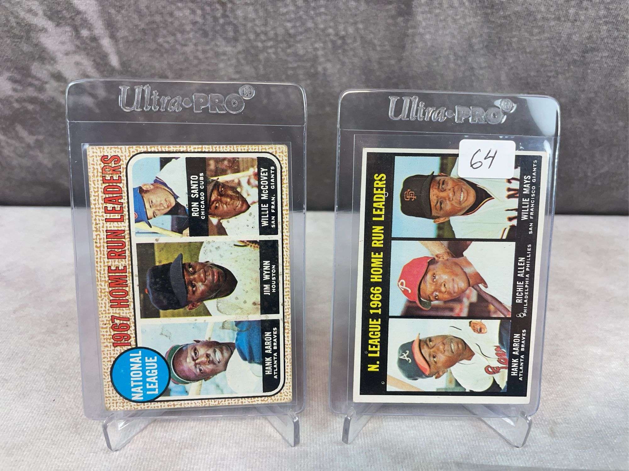 (60+) 1950's & 1960's NL Leaders, Colavito, Howard, Mathews & Others