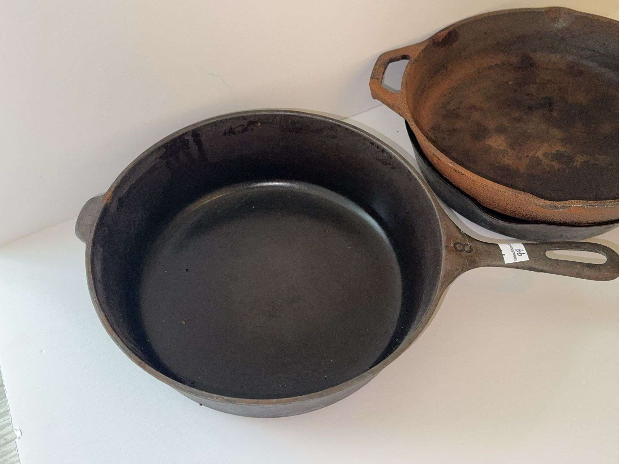 (3) Cast Iron Skillets