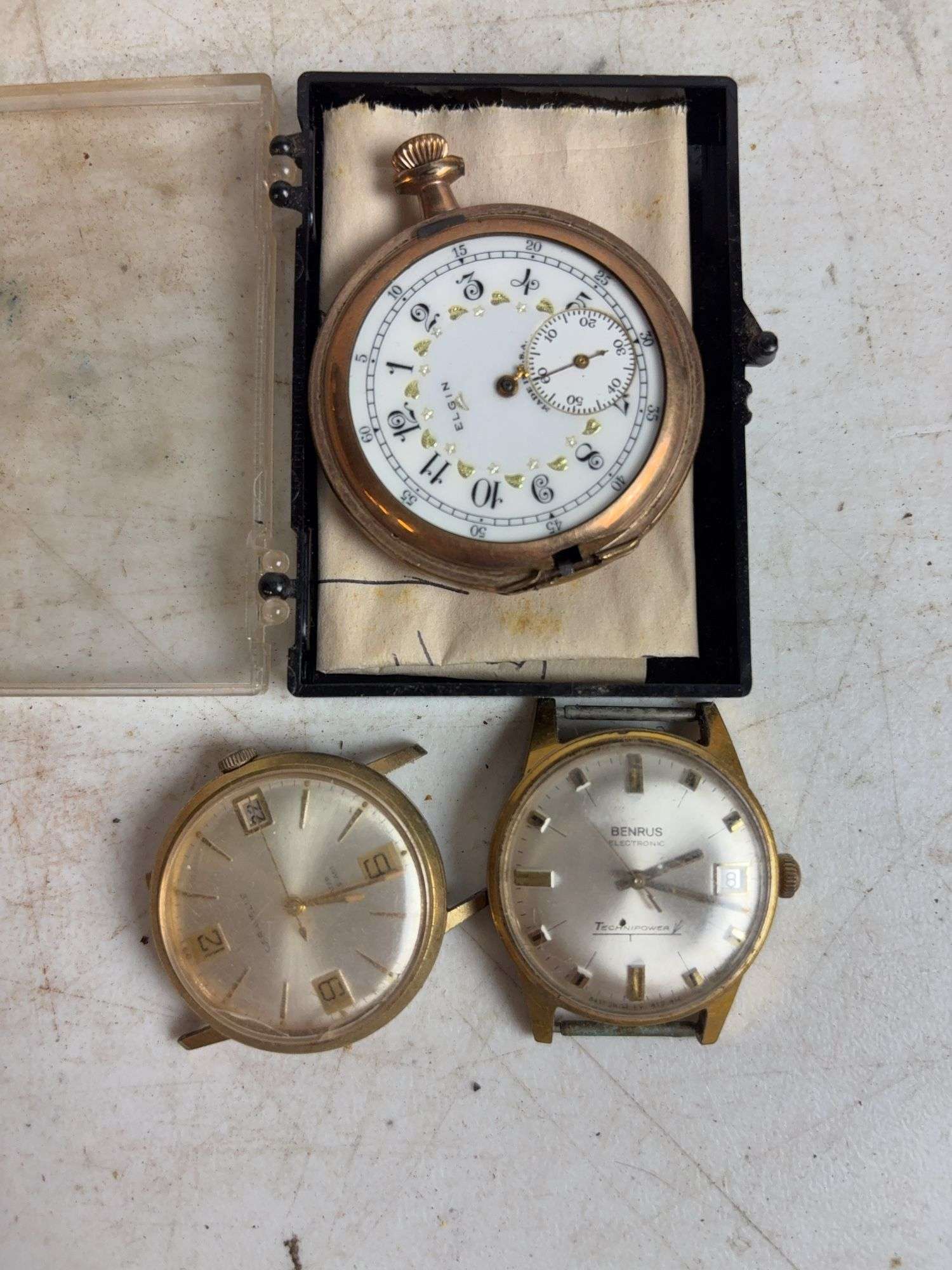 Vintage pocket watches, fob straps and more