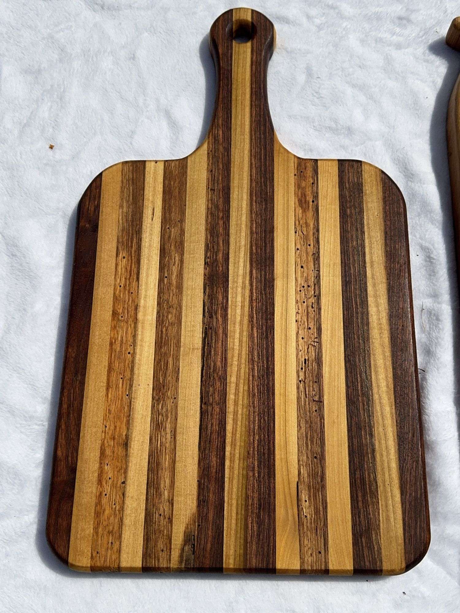 (2) Homemade Wooden Charcuterie Boards