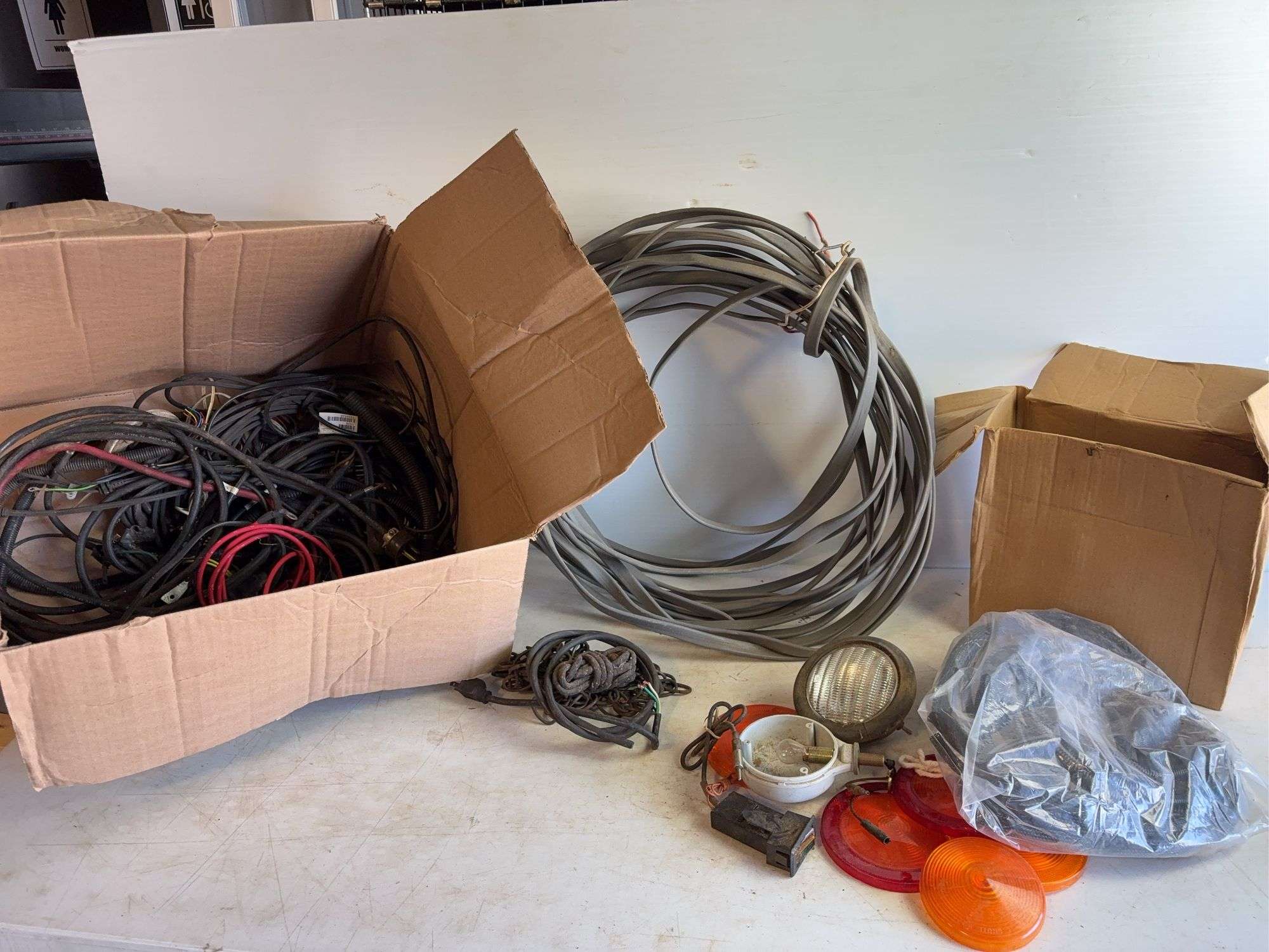 Electrical wire (10-3), chains, and other items