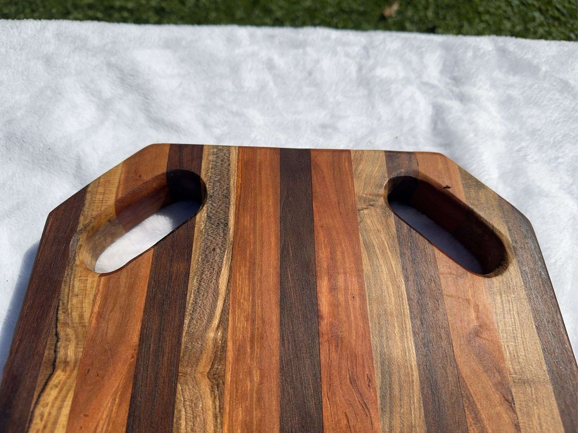 (2) Homemade Wooden Charcuterie Boards