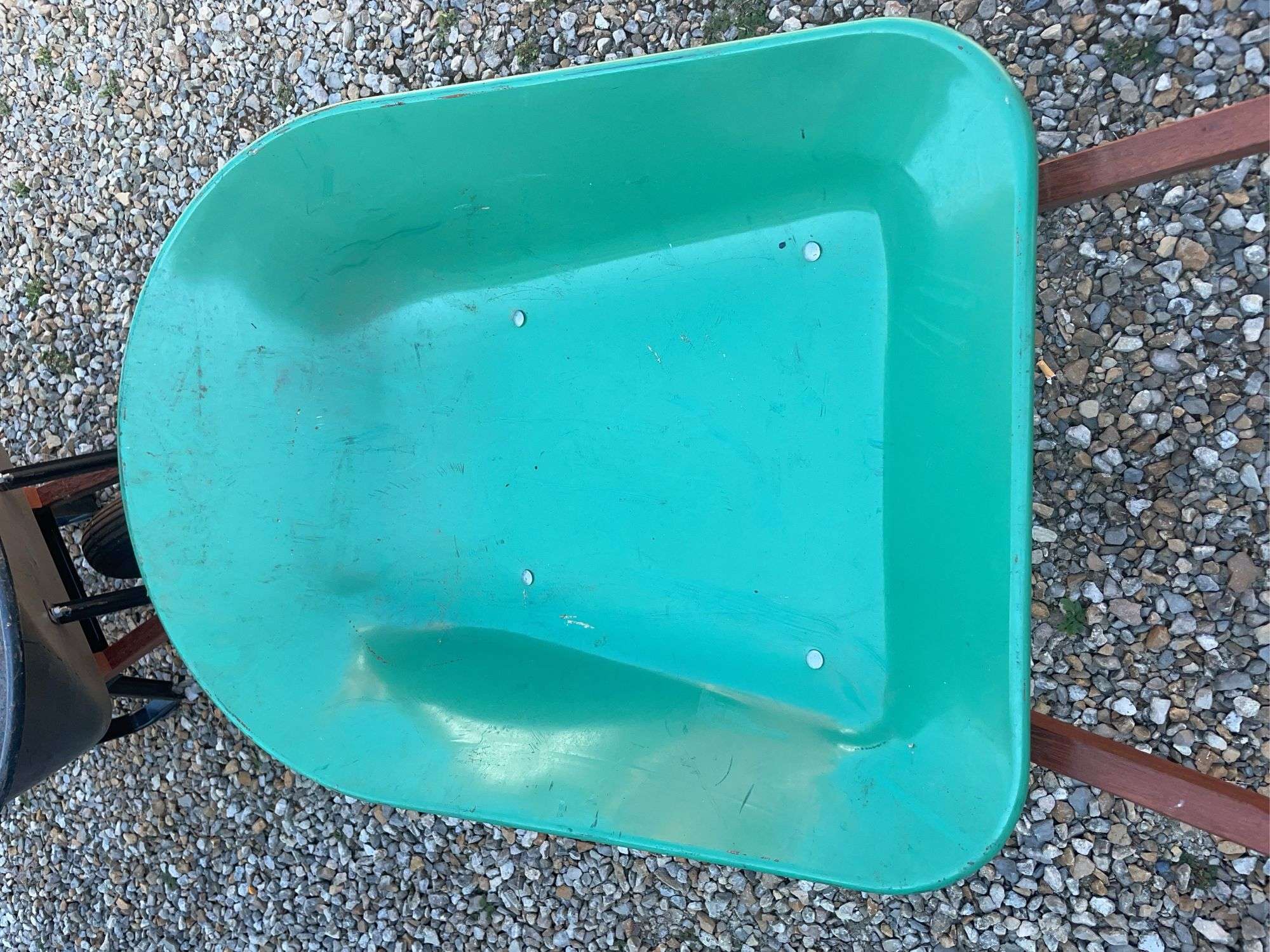 True Temper and other green wheelbarrows