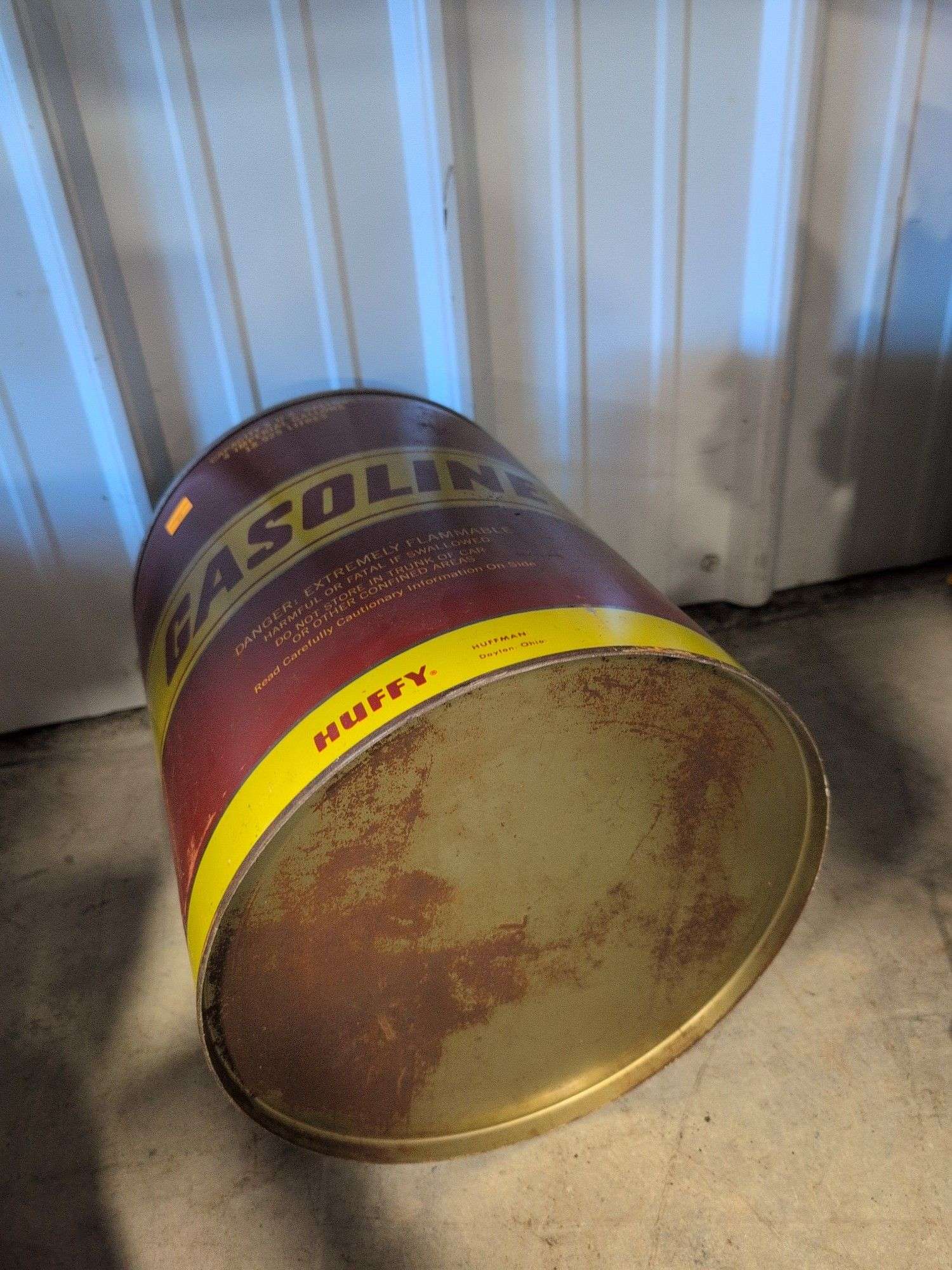 Vintage gasoline can