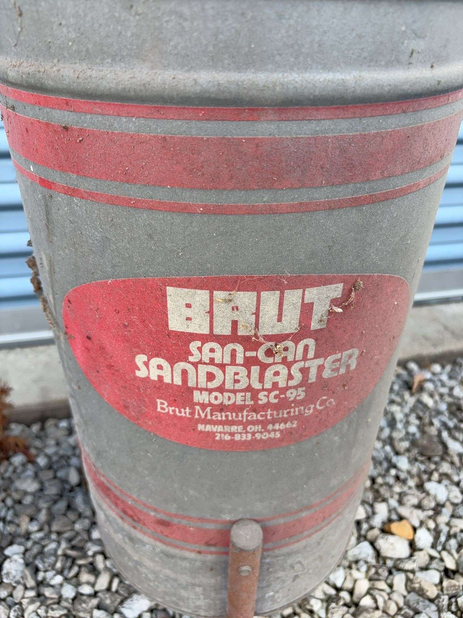 Brut San-Can sandblaster model SC-95
