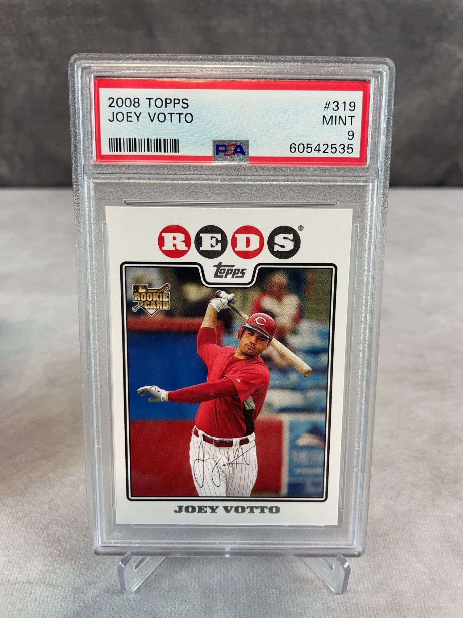 2008 Topps #319 Joey Votto RC PSA 9